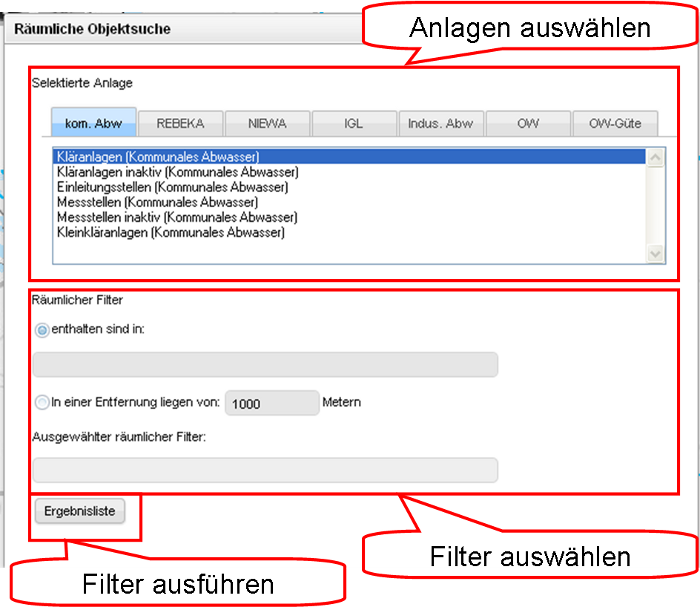 Räumliche Suche